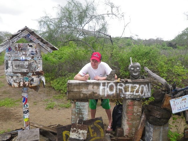 Floreana island post bay,Galapagos 