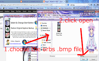 how to change win 7 start button