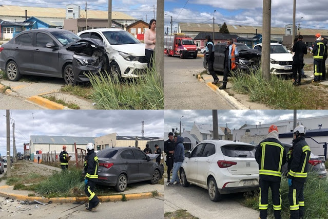 Choque entre dos Fiat, ninguna de las dos conductoras resulto lesionadas