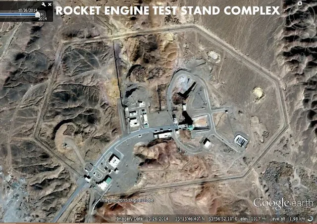  Image Attribute: Rocket Engine Test Stand Complex, Semnan / Source: Google Earth