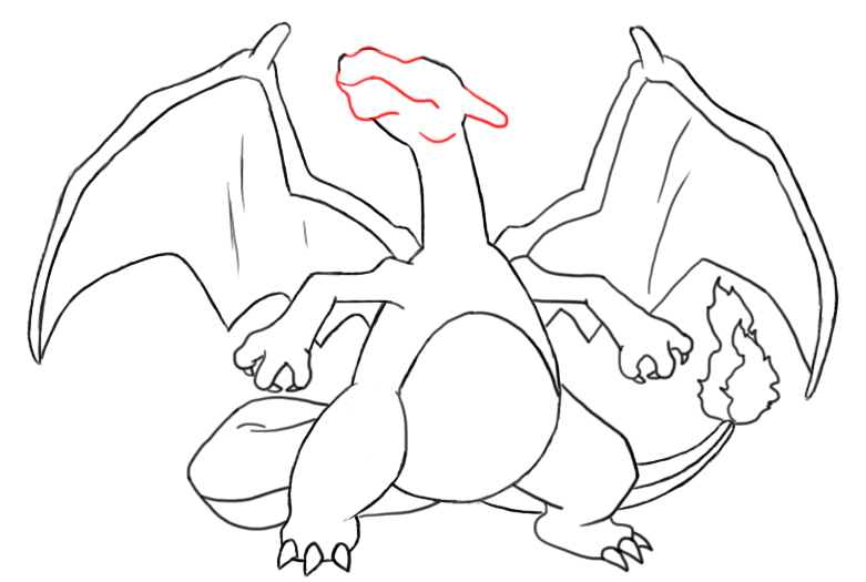How To Draw Charizard - Draw Central