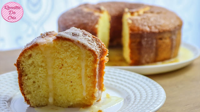 receita de como fazer bolo de laranja com calda