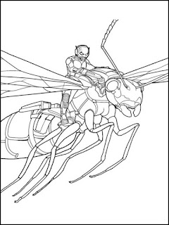 Desenhos do Ant Man para Colorir