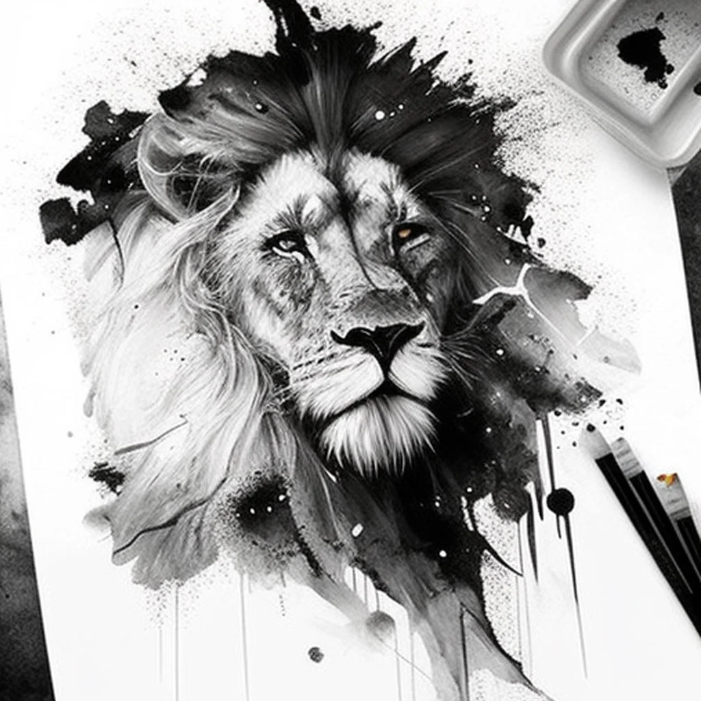 tatuajes de leones