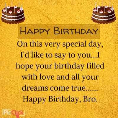 Best birthday wishes for brother