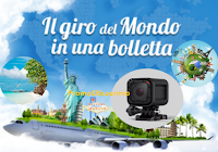 Logo Concorso SisalPay : vinci GoPro Hero,viaggi e il giro intorno al  mondo e non solo!