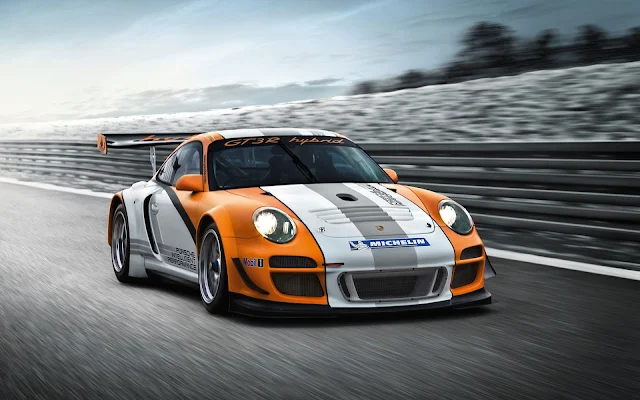  Papel de parede Porsche GT3 R para PC, Notebook, iPhone, Android e Tablet.