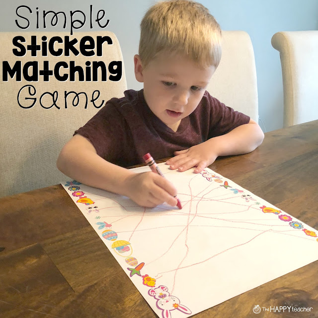 Fun and easy activity for preschoolers and toddlers