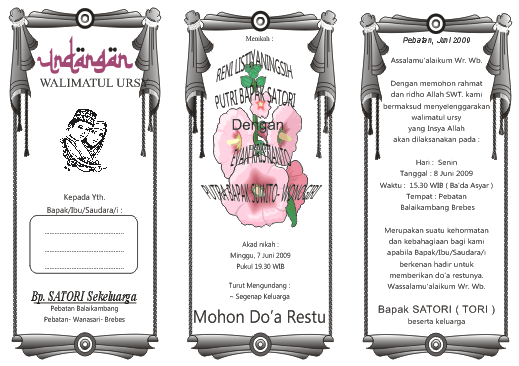 Download Undangan Gratis  Desain Undangan Pernikahan \u0026 Khitan  Tutorial Desain Grafis 