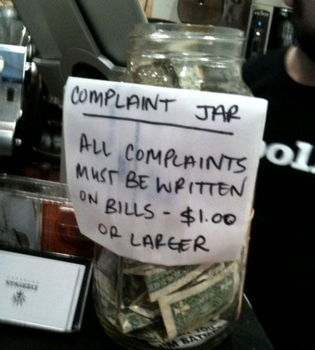 Complaint Jar - Seems Legit