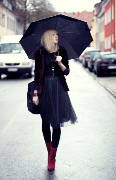 Sete dias sete looks para dias de chuva das street style