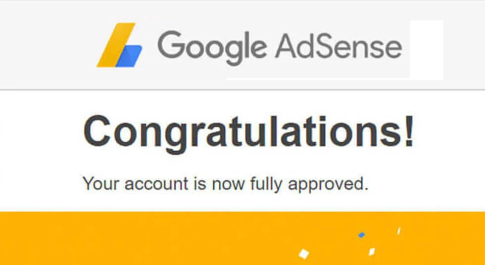 Example of an approved Adsense account on Blogger Blogspot Domain