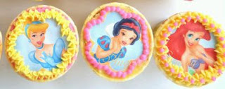 Cupcakes o Magdalenas de las Princesas de Disney para Fiestas Infantiles, parte 2