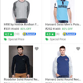 Flipkart - Grab Upto 80% Off On Men's Clothings