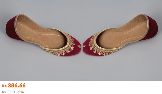 Golden Khussa for Girls – Stylish and Comfortable