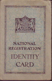 National registration identity card, 1943, Second World War, World War Two, World War 2, WWII, History, Home Front, Manchester