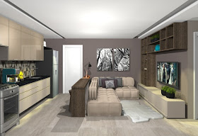 apartamento-decoração-sala-cozinha-integrada