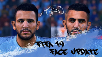 FIFA 19 Faces Riyad Mahrez by CrazyRabbit