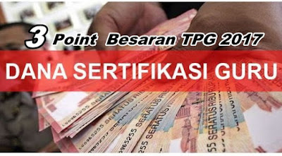 Inilah 3 Point Besaran TPG Tahun 2017