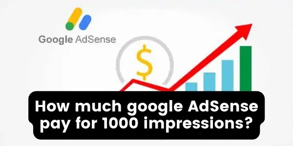 How much google AdSense pay for 1000 impressions?