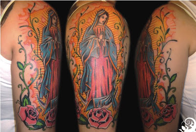 Tattoos on Nossa Senhora De Guadalupe Desenho E Tattoo By Kuque Veja Mais Tattoos