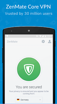 Terhubung Zenmate VPn di android