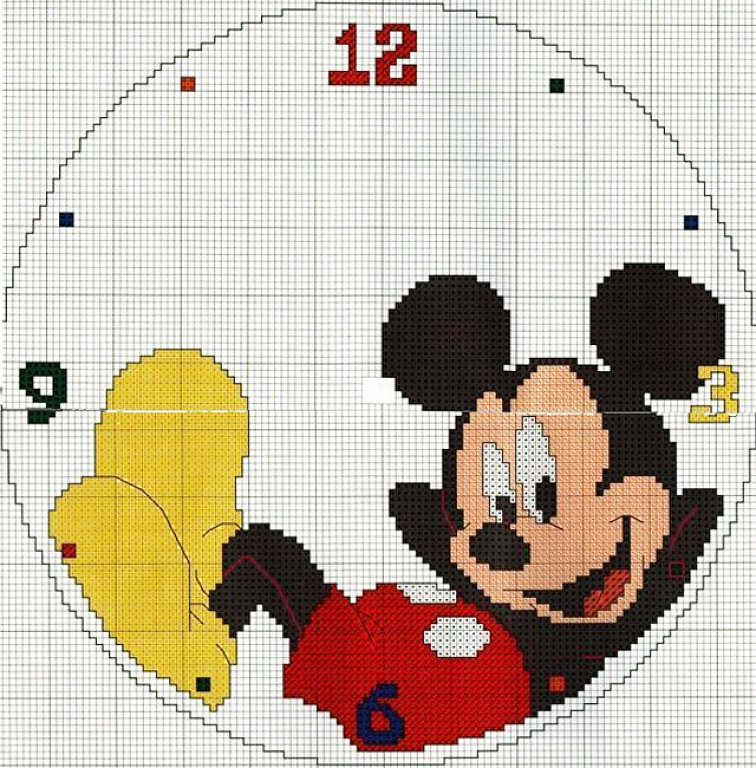 Reloj Mickey Mouse Tumbado Grafico En Color 7 Colores Punto De Cruz Y Lineal Disney Cross Stitch Cross Stitch Cross Stitch For Kids Reloj Mickey Mouse Tumbado Grafico En Color 7 Colores Punto De Cruz Y Lineal Disney Cross Stitch Cross Stitch Cross Stitch For Kids