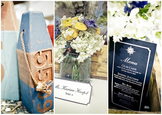 Nautical Wedding Ideas Decor Escort Cards Favors