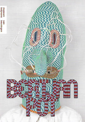 carte publicitaire pour l'expo  "Hot Glue" de Bertjan Pot Pays-Bas 2018