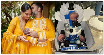 Sonam Kapoor shared the first photo of her son, along with the name of her child
