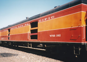 WPRR Baggage Car #262 in Wishram, Washington, on June 7, 1997