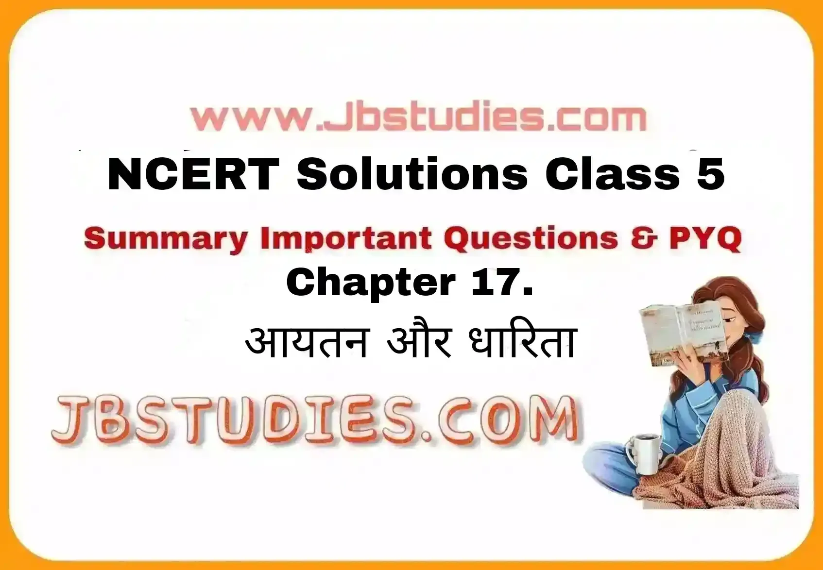 Solutions Class 5 गणित गिनतारा Chapter-17 (आयतन और धारिता)
