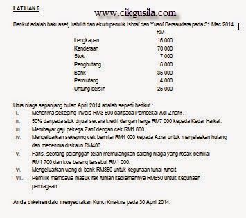 Soalan Folio Akaun Tingkatan 5 2019 - Persoalan n