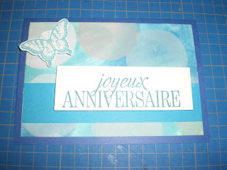 carte anniversaire technique boked materiel stampin up