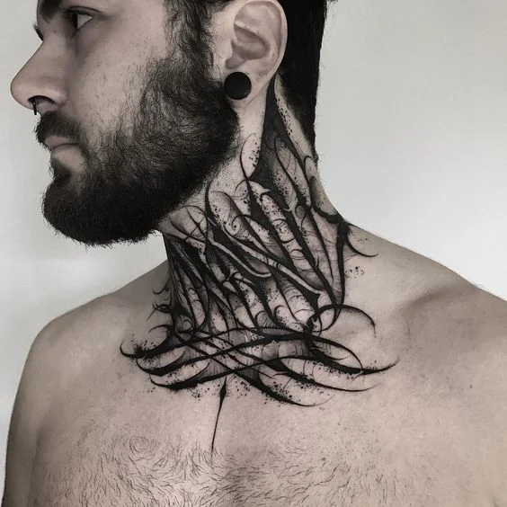 tattoo tatuagens masculinas no pescoço ideias inspirações