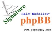 Nofollow chữ ký phpBB