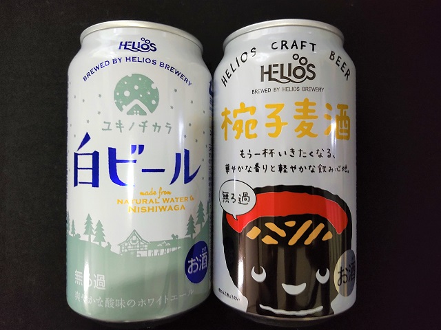 ヘリオス酒造　ユキノチカラ白ビール　椀子麦酒