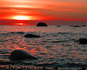 Sunset and Sky Walpapers (seascale beach sunset rocks)