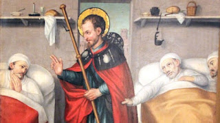 Sant Roc visitando enfermos de peste (detalle)