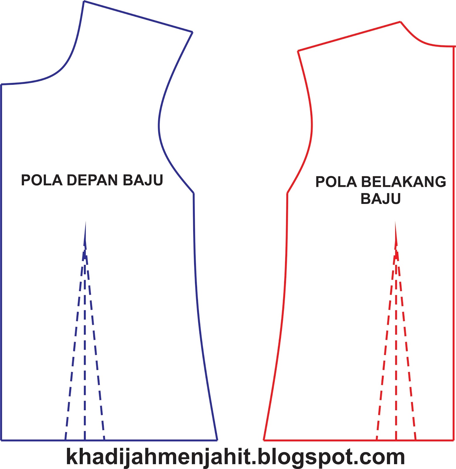 Cara Membuat Pola  Baju  Atasan Wanita  Dewasa Labzada Blouse