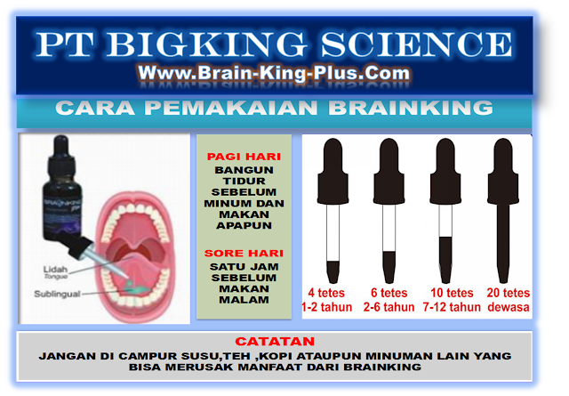 Cara Minum Brainking | Nutrisi Otak