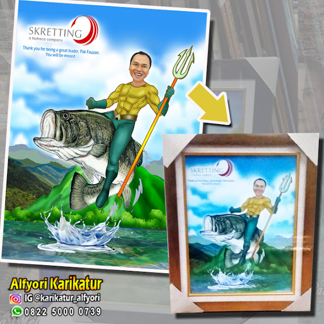 Karikatur Aquaman