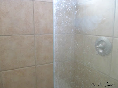 The Pin Junkie: How To Clean Glass Shower Doors The Easy Way - I'm really embarrassed to show you my 