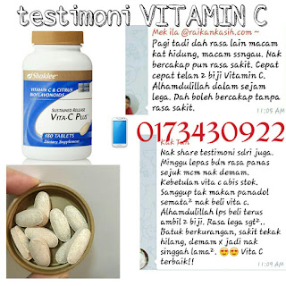 vitamin c untuk selsema