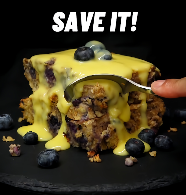 High-Protein Blueberry Baked Oatmeal Recipe
