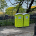  And then there were two (porta-potties in
Tompkins Square Park)