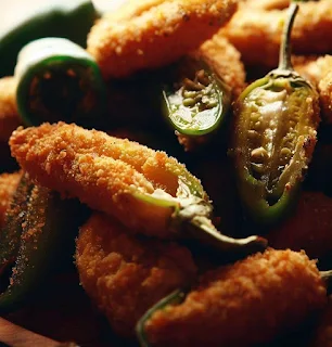 mild air-fried jalapenos.