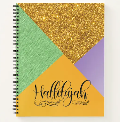 Hallelujah Spiral Notebooks - Cute Blank Journals You Can Use For Bible Study, Sermon Notes And Prayer Journaling