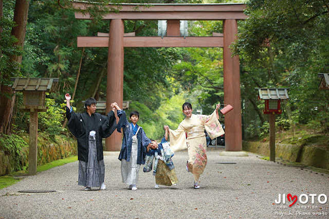 石上神宮の七五三出張撮影