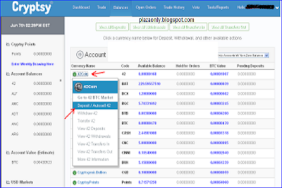 Cara Trading Cryptocoin di Cryptsy